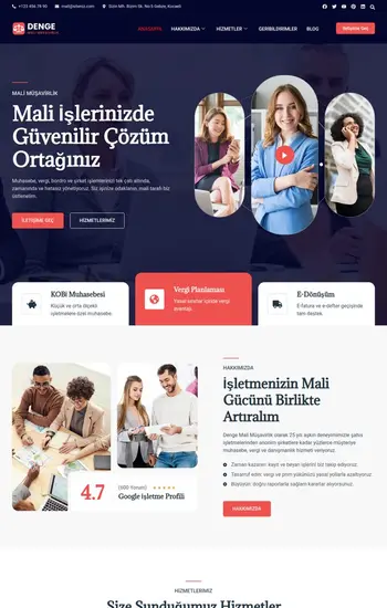 Finans Şirketi hazır web sitesi tasarımı